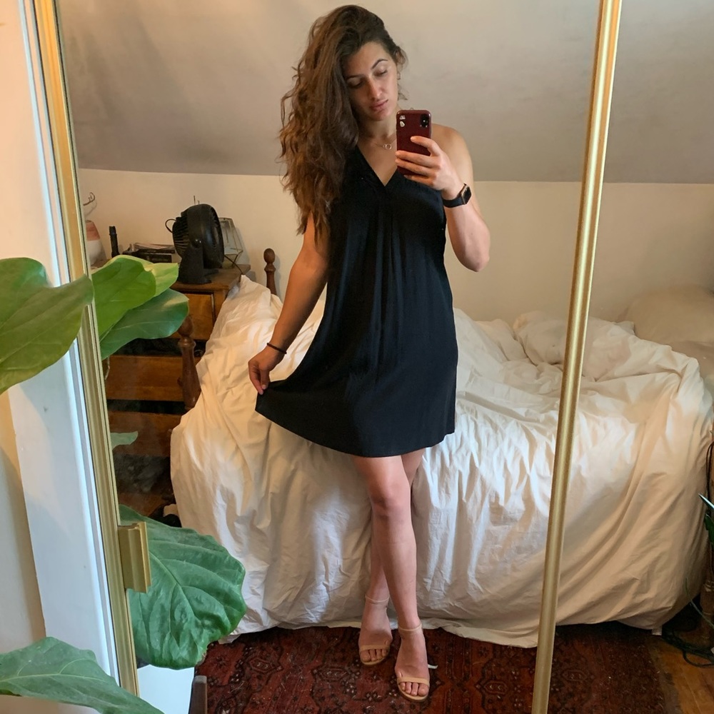 Cuyana 100% Silk Shift Dress
